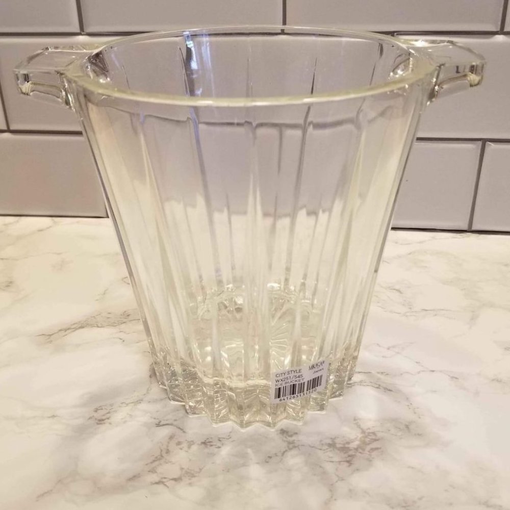 Mikasa  Crystal Ice Bucket City Style Japan